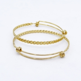 10PCS vacuum plated gold bangle 10PCS vacuum plated gold bangle